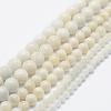 Natural White Jade Bead Strands G-G666-07A-1