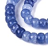 Ombre Effect Dyed Glass Beads Strands GLAA-Q106-05A-A16-3
