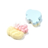 Macaron Color Opaque Resin Decoden Cabochons CRES-Q221-02K-2