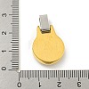 Ion Plating(IP) 304 Stainless Steel Pendants STAS-F307-10G-3