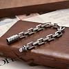 Brass Rectangle Link Chain Bracelets for Men FS-WG04BA2-02-3