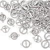 60Pcs 3 Styles Alloy Connector Charms with Crystal Rhinestone FIND-HY0002-57-1