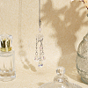 2Pcs Glass Teardrop Pendant Decorations FIND-CA0007-58-3
