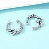 316 Stainless Steel Hoop Nose Rings AJEW-C044-05D-AS-2