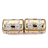 Electroplate Glass Beads EGLA-N026-02A-D02-1