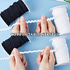 Gorgecraft 25M Nylon S Shaped Lace Ribbon OCOR-GF0003-60B-6