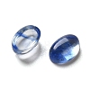 Synthetic Blue Watermelon Glass Cabochons G-F605E-17A-2