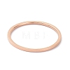 1mm Polished Plain Dome Finger Ring for Girl Women RJEW-C012-02G-RG-2