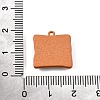 Spray Painted Alloy Pendants AL-CBAD39A-01C-3