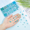 15 Styles Synthetic Turquoise & Natural Magnesite Beads Sets TURQ-AR0001-52-3