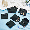 Velvet Jewelry Flap Pouches with Snap Button X-TP-WH0007-10B-5