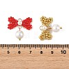 Glass Seed Bead Pendants PALLOY-MZ01383-3