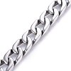 Tarnish Resistant 304 Stainless Steel Curb Chains Bracelets BJEW-E346-13B-P-2