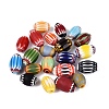 Handmade Millefiori Glass Barrel Beads LA-N002-06-1