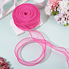Polyester Mesh Ribbons SRIB-TAC0002-28B-03-1-5