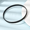 304 Stainless Steel Plain Bangles for Women Men BJEW-Z167-01M-02-4