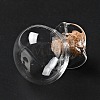 Lucky Bag Shape Glass Cork Bottles Ornament X1-AJEW-A039-02B-3