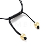 Handmade Lampwork Heart Bracelets BJEW-Q338-01G-3
