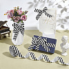 20Yards Polyester Stripe Pattern Ribbon OCOR-PH0036-33B-4
