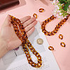 2Pcs Acrylic Link Cap Chain HJEW-CO00005-3