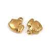 304 Stainless Steel Charms STAS-G357-06G-01-2