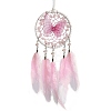 Woven Net/Web with Feather Pendant Decorations PW-WG06BF2-02-2