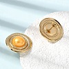 Brass Stud Earrings for Women KK-CBA9D38-02G-4