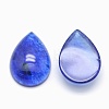 Watermelon Stone Glass Cabochons G-E491-B-15-2