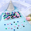 240Pcs 6 Colors Handmade Polymer Clay Beads CLAY-SC0002-94-7
