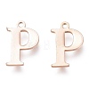 PVD Vacuum Plating  304 Stainless Steel Charms STAS-H112-P-RG-1