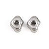Irregular 304 Stainless Steel Beads STAS-D394-03D-P-1