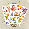 3 Sheets 3 Styles Flower PVC Waterproof Decorative Stickers DIY-WH0404-032-2