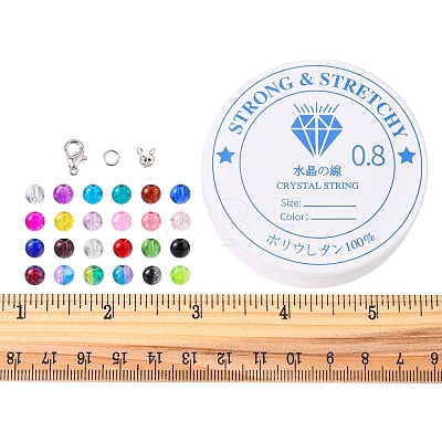 DIY Bling Beaded Bracelet Necklace Making Kits DIY-FS0003-17-1