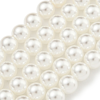 Glass Pearl Beads Strands X-HY-G002-01D-01-1