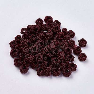 Polyester Weave Beads WOVE-K001-A07-1