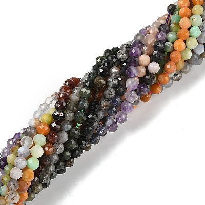 Natural Mixed Gemstone Beads Strands G-G161-A15-03-1