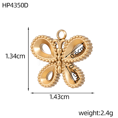 304 Stainless Steel Charms SA-OY001-48G-1