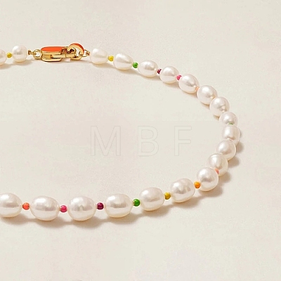 Natural Pearl Beaded Necklaces for Women BT0155-1-1