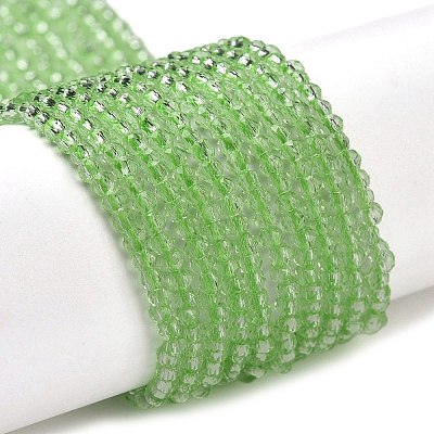 Transparent Glass Beads Strands GLAA-H021-03-14-1