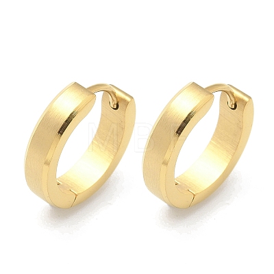 304 Stainless Steel Hoop Earrings for Women EJEW-C096-62G-1