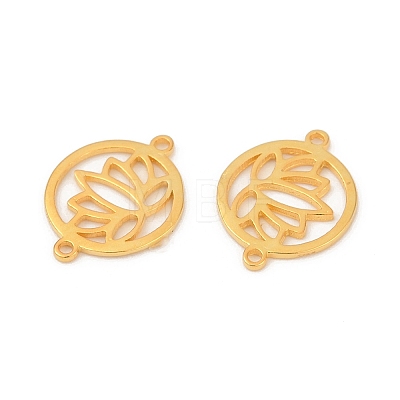 925 Sterling Silver Hollow Connector Charms STER-A046-01G-1