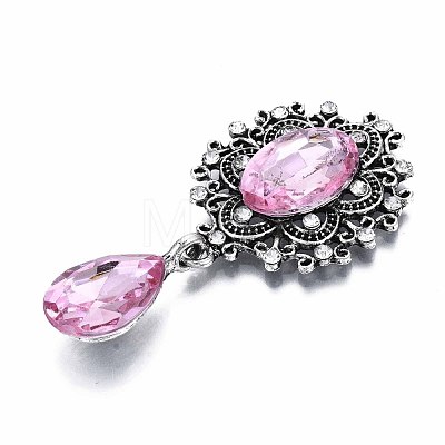 Alloy Flat Back Cabochons RB-S063-D07-1