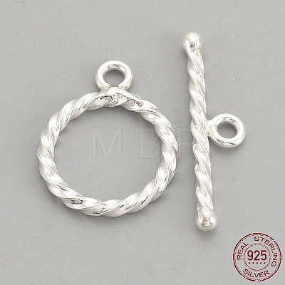 Sterling Silver Toggle Clasps STER-S002-62-1