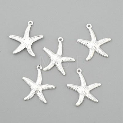 Starfish/Sea Stars Brass Pendants KK-L134-11S-1