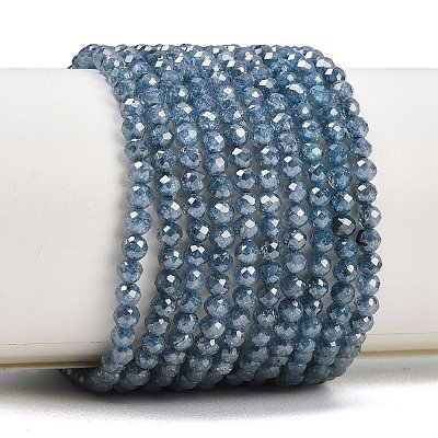 Cubic Zirconia Bead Strands ZIRC-C006-01B-04-1