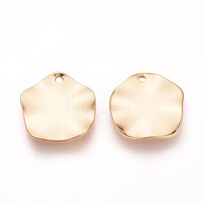 Brass Pendants KK-R037-209G-1