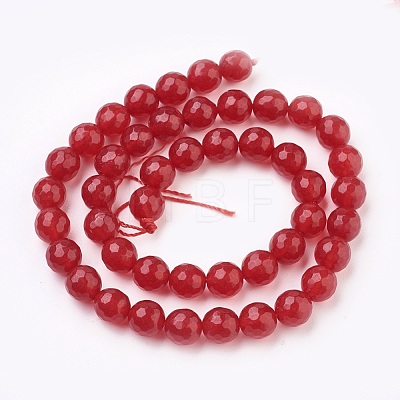 Natural Malaysia Jade Beads Strands G-K288-8mm-04-1