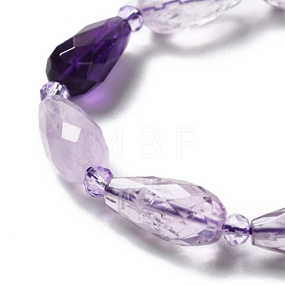 Natural Amethyst Beads Strands G-B028-A11-1