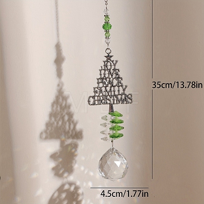 Teardrop Glass Suncatchers PW-WGE387E-01-1