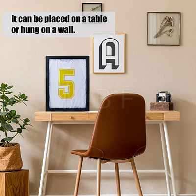 Rectangle Wood T-shirt Display Magnetic Boxes with Visible Window AJEW-WH0609-729-1